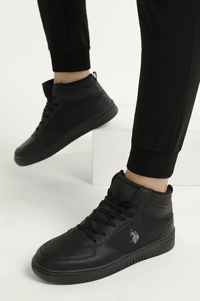U.S. Polo Assn. Hi Women's-Men's Unisex Black Daily Men's Sports Boots 36/45