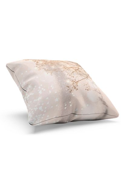 Moud's Double Sided Printed Serenity Patterned Suede Throw Pillow Cover