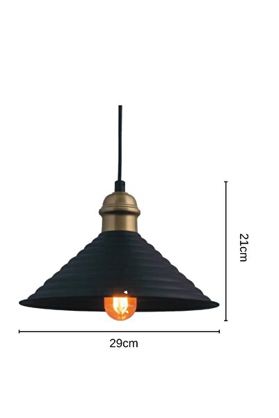 Tekli Sarkıt Avize Modern Eskitme Aydınlatma Düz Yuvarlak Metal Lüks Endüstriyel Malzeme