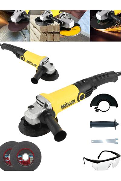 Müller Alman Powerfull 4000 Çelik Şanzıman 6 Kademe Devir Ayarlı Orta Boy Taş...