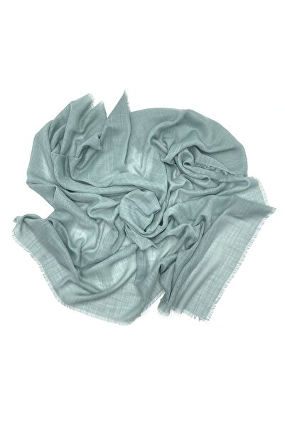 nazipek Flamlı Pamuklu Petrol Yeşili Yazma Eşarp 100x100 Cm