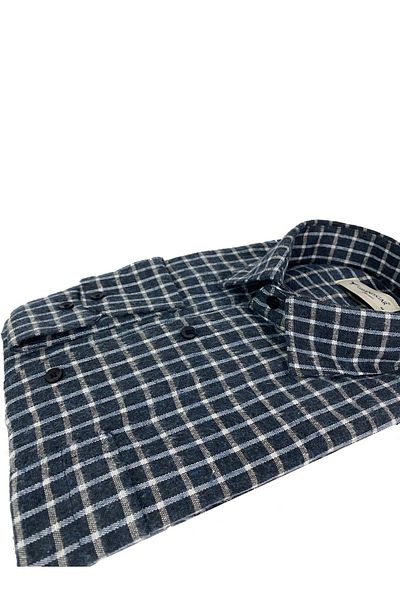 dcn giyim 1985 Grandstar Classic Cut Wool Shirt-gsy2022