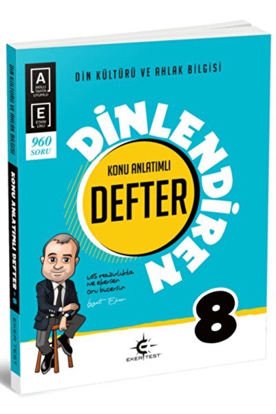 Eker Test Yayınları Eker Test 8. Sınıf Din Kültürü Ve Ahlak Bilgisi Dinlendir...