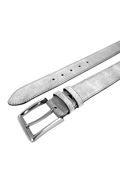 NAZEF Special Production Stitched Suede Leather Belt