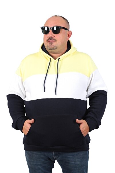 MocGrande Large Size Piece Hooded Sweat 22736 Yellow