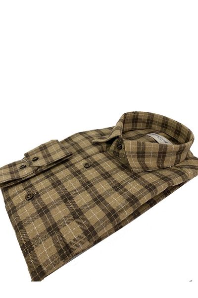 Grand Star Classic Cut Wool Shirt-gsy2021