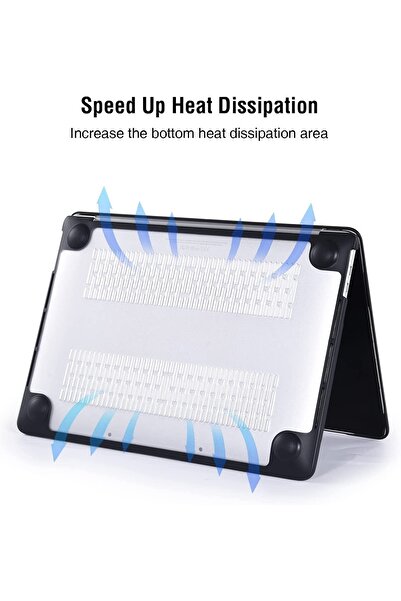 Piili غطاء صلب غير لامع متوافق مع Macbook Air 13 بوصة، متوافق مع معالج M1