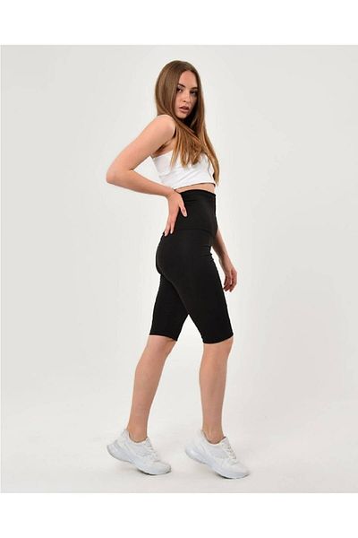 SAUNA SUIT Pantaloni scurți Colanți pentru transpirație, strângere, slăbire instantanee, modelare a corpului, colanți în 3 etape cu agrafe