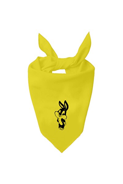 Tasarım Trend Квадратний милий кролик дизайн одноколірний шарф