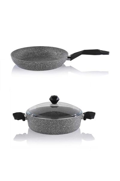 Schafer 26 Cm Granite Pot and Pan Set