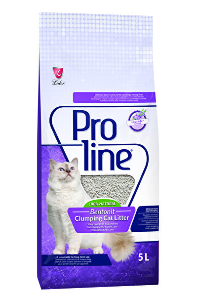 Proline Lavanta Kokulu Kedi Kumu 5 Lt.