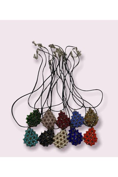 OSMANLI El Yapımı Göz Nuru Cevşen Kolye Damla Model