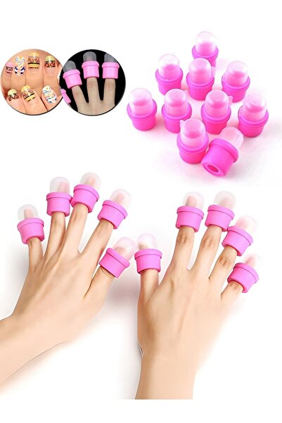 MONİCATİME Ocn Kalıcı Oje, Jel Tırnak, Poly Jel Çıkarıcı Tırnak Mandalı 20 Adet