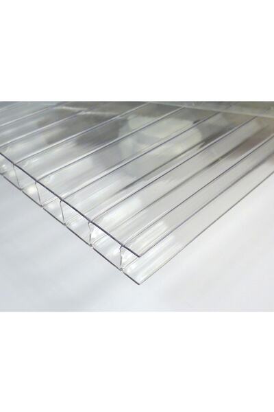 Hakel 10mm Şeffaf Polikarbon Levha Sera Pergole Sundurma Çatı Kaplama 120x210cm