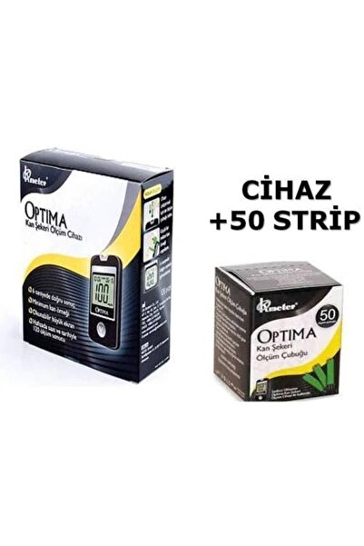 Optima Şekeri Ölçüm Cihazı+stribi