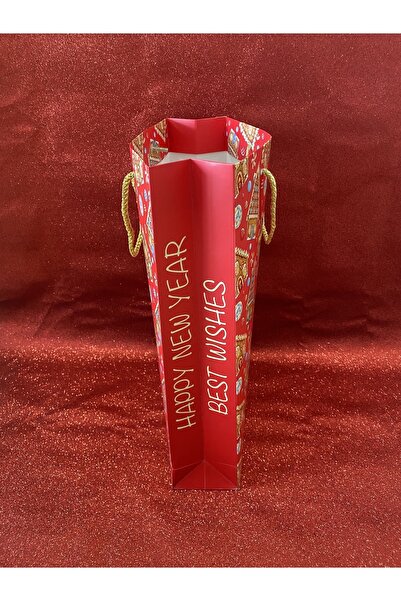 4nio Cookie House Yılbaşı Hediye Karton Poşet