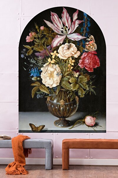 sanatıbedi ملصق حائط سلسلة زهور الصيف