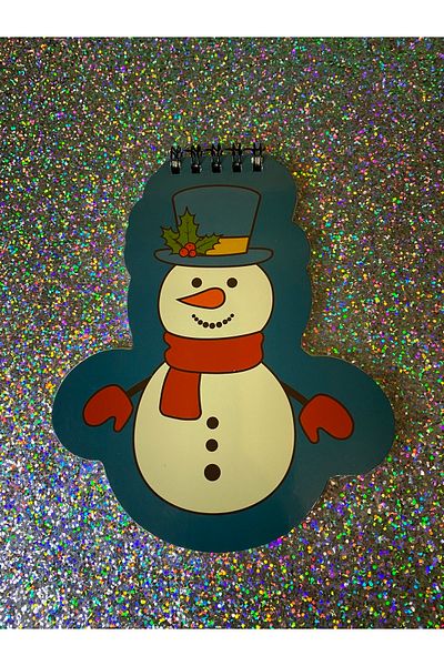 4nio Snowman Mini Shaped Notebook