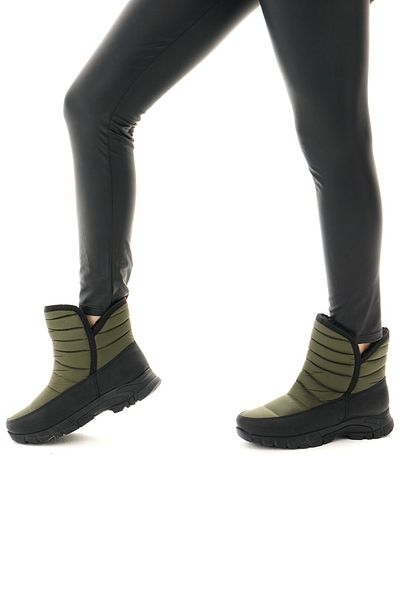 Efal Shoes Γυναικείες αδιάβροχες μπότες χιονιού Χακί
