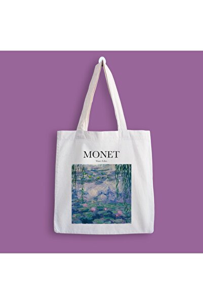 designedfy Geantă din Pânză Imprimată Monet