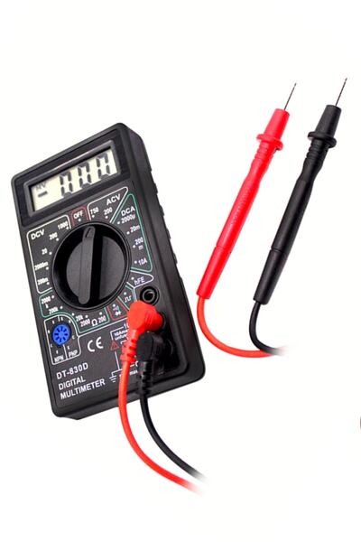 usin Dt 830d AC DC Dijital Akım Voltaj Amper Ölçüm Test Aleti Multimetre- Aumetre Voltmetre