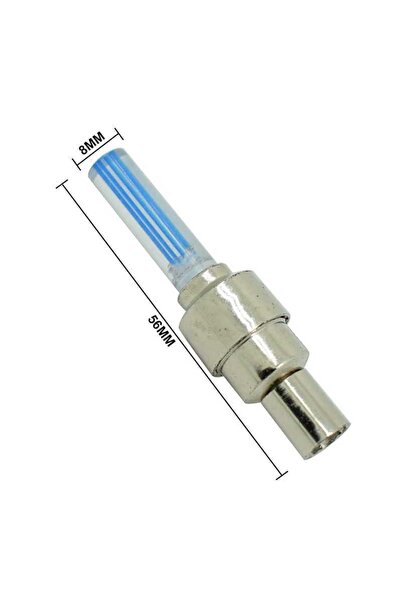 Bunionettes 2ad Led Işıklı Hareket Sensörlü Mavi Işıklı Bisiklet Araba Motosiklet Jant Sibop Kapağı Lambası