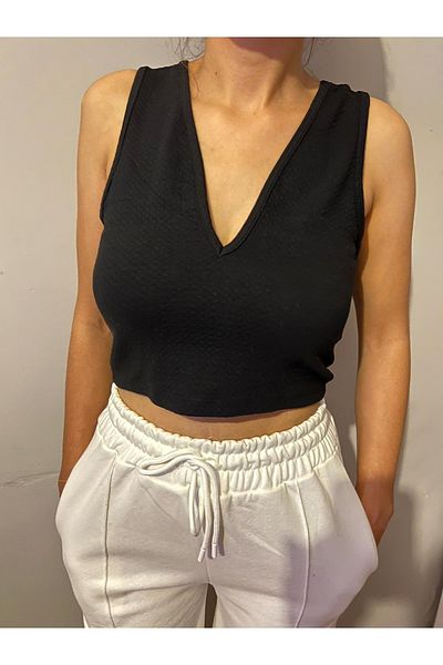 Yerli Women's Lycra Crop Blouse Blz