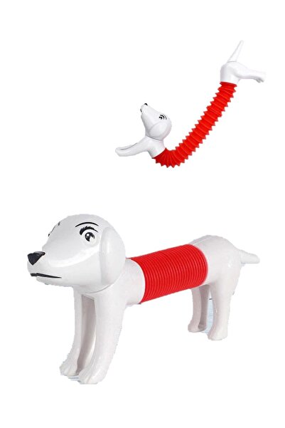RoseRoi Pop Tubes Pipe Telescopic Dog Figured Stress Relief Educational Toy