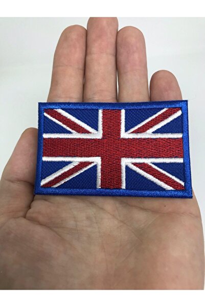 oldskoolbutik Emblema broderie a steagului Angliei care poate fi lipită cu fierul de călcat