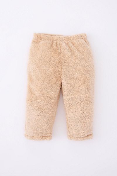 DeFacto Baby Boy Embroidered Crew Neck Plush Pajama Set