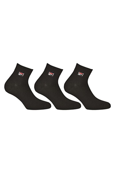FILA Quarter Socken Unisex, 3 Paar - Kurzsocken, Sport, Logo-Bund, uni, 35-46