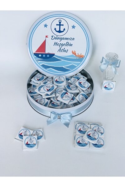 TuNa Chocolate Isme Özel Erkek/ Kız Bebek Çikolatası