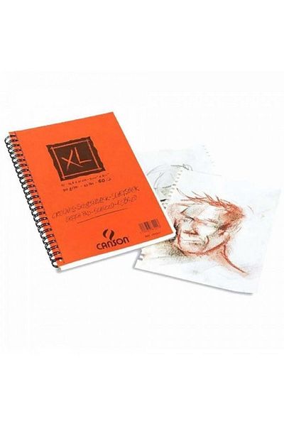Canson Xl Croquis Sketch Pad 90gr 50 Sheets Spiral Drawing Notebook A4 (21x29.7cm) (top)