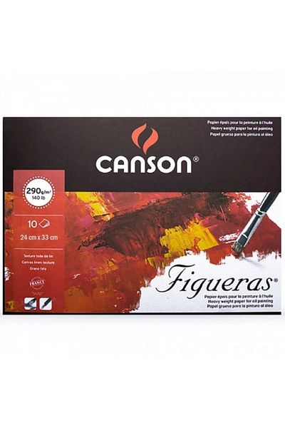Canson Figueras Oil Color Pad 290gr Oil Color Block 10 Sheets 24x33cm