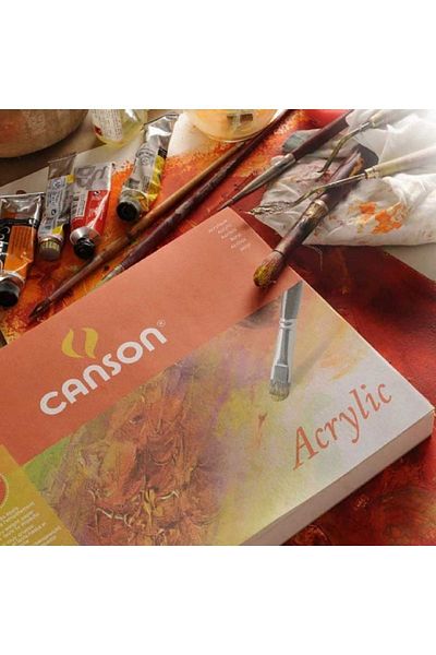 Canson Acrylic Block 400g Acrylic Block 10 Sheets 24x32cm