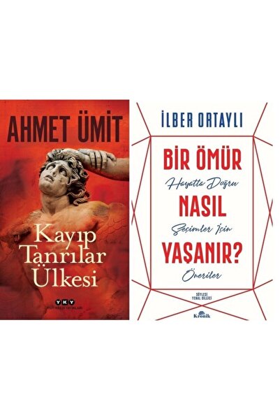 Yapı Kredi Yayınları Kayıp Tanrılar Ülkesi Bir Ömür Nasıl Yaşanır 2 Kitap Set