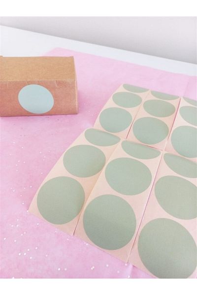 anka design Sticker Coated (5 Cm) 25 Pieces