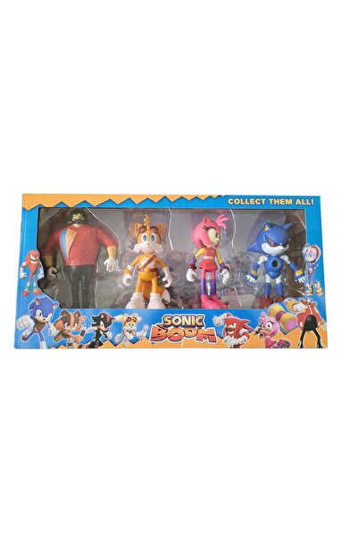 caglars Sonic Boom & Arkadaşları Figür Oyuncak Seti 4 Figür Bir Arada