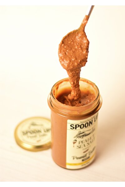 SPOONUP Deniz Tuzlu Parçacıklı Fıstık Ezmesi Bıg Sıze 485g (GLUTENSİZ,KATKISIZ,ŞEKERSİZ)