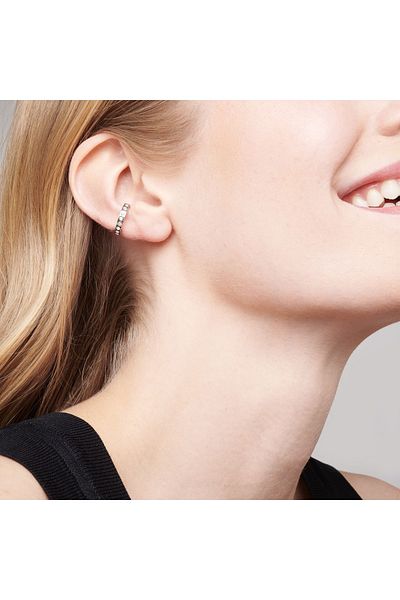 Energetix Ear Cuff Crystal Stone Steel Magnetic Cartilage Earrings