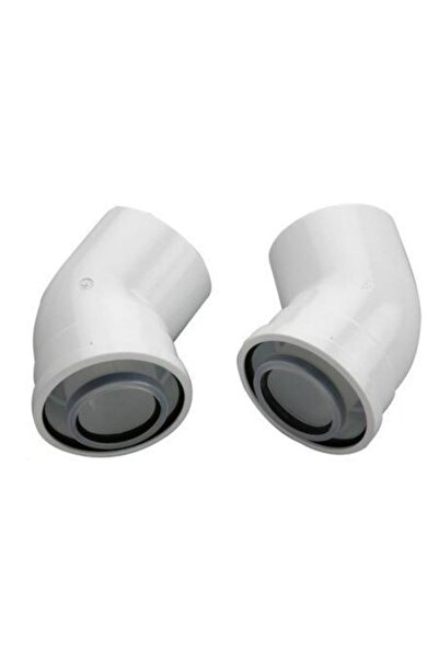 Eca Yoğuşmalı Kombi Baca Dirseği 45 Derece