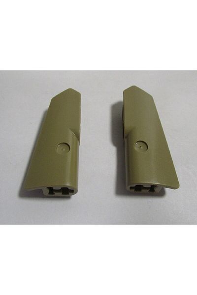 LEGO Original Accessory Moc Custom Technic Small Thin Panel Dark Tan Right and Left 2 Pieces to Send