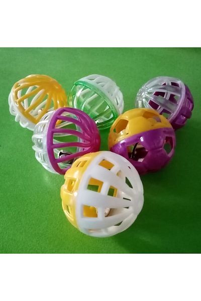 Dogus Kuş Evi Game Ball with Bells for Cat Dog Birds 2 Pieces