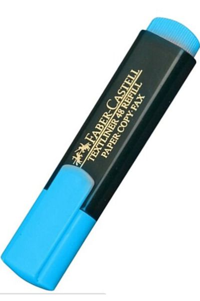 Faber Castell Highlighter Blue 10 Pieces (1 Pack of 10 Pieces)011637