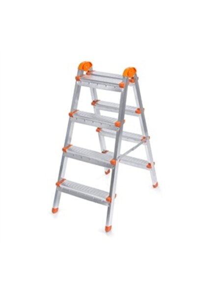 Genel Markalar Perilla Ev Tipi Metal Çift Yön Merdiven (4+4 Basamak)