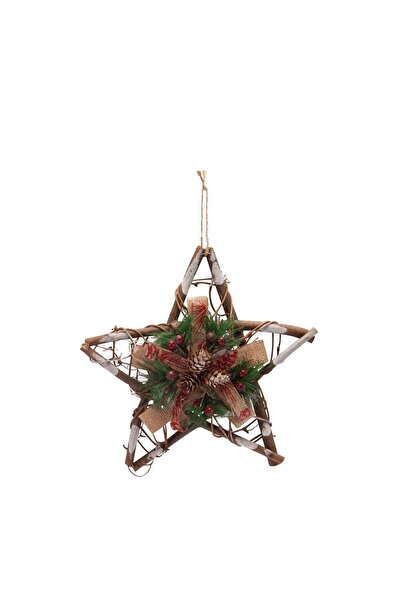 Kikajoy Christmas Wooden Ornament Star