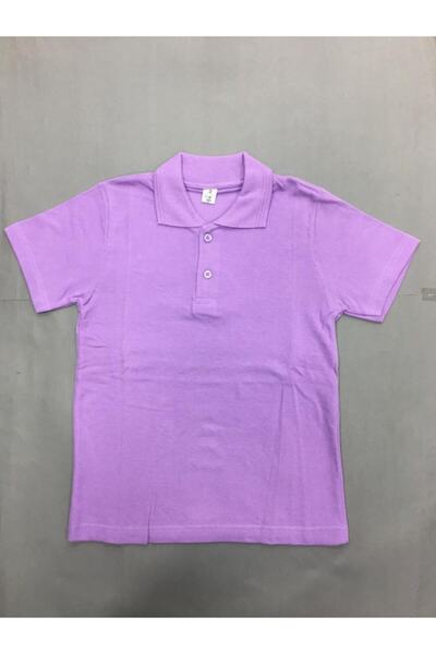 1983 GÖKKUŞAĞI KİDS ÇOCUKLARIN RENKLİ DÜNYASI Tricou cu gât polo de culoare uni