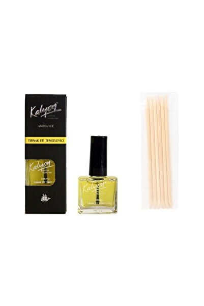 Kalyon Tırnak Eti Temizleyici + Gold Manikür Çubuğu 5 Li - Ahşap Et Itici Krong