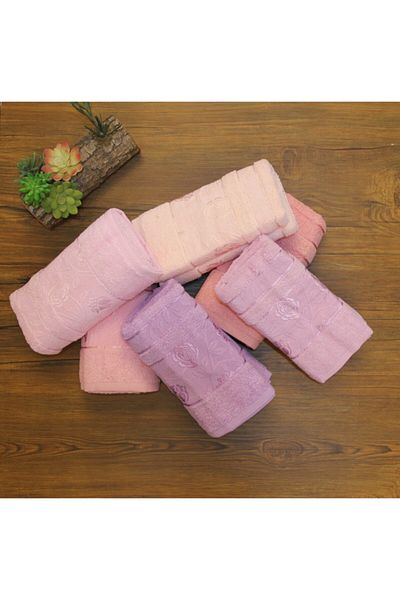Şıkel Set of 6 Hand and Face Towels 50x90 cm