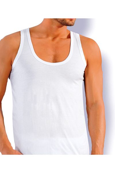 Shop mood Ανδρικό λευκό μεγάλο μέγεθος υπερμεγέθη βαμβακερό εσώρουχο